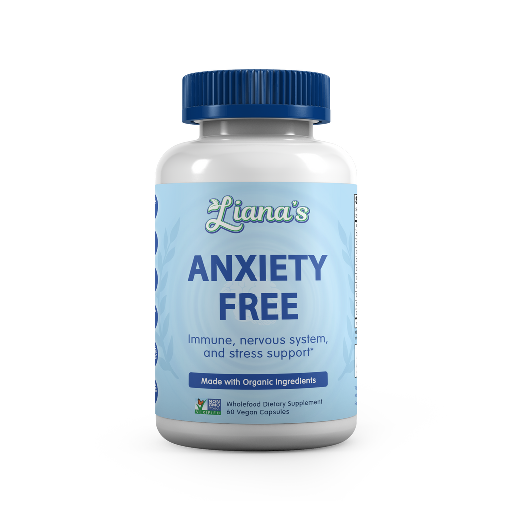 Anxiety-Free with Food book + Supplement Bundle